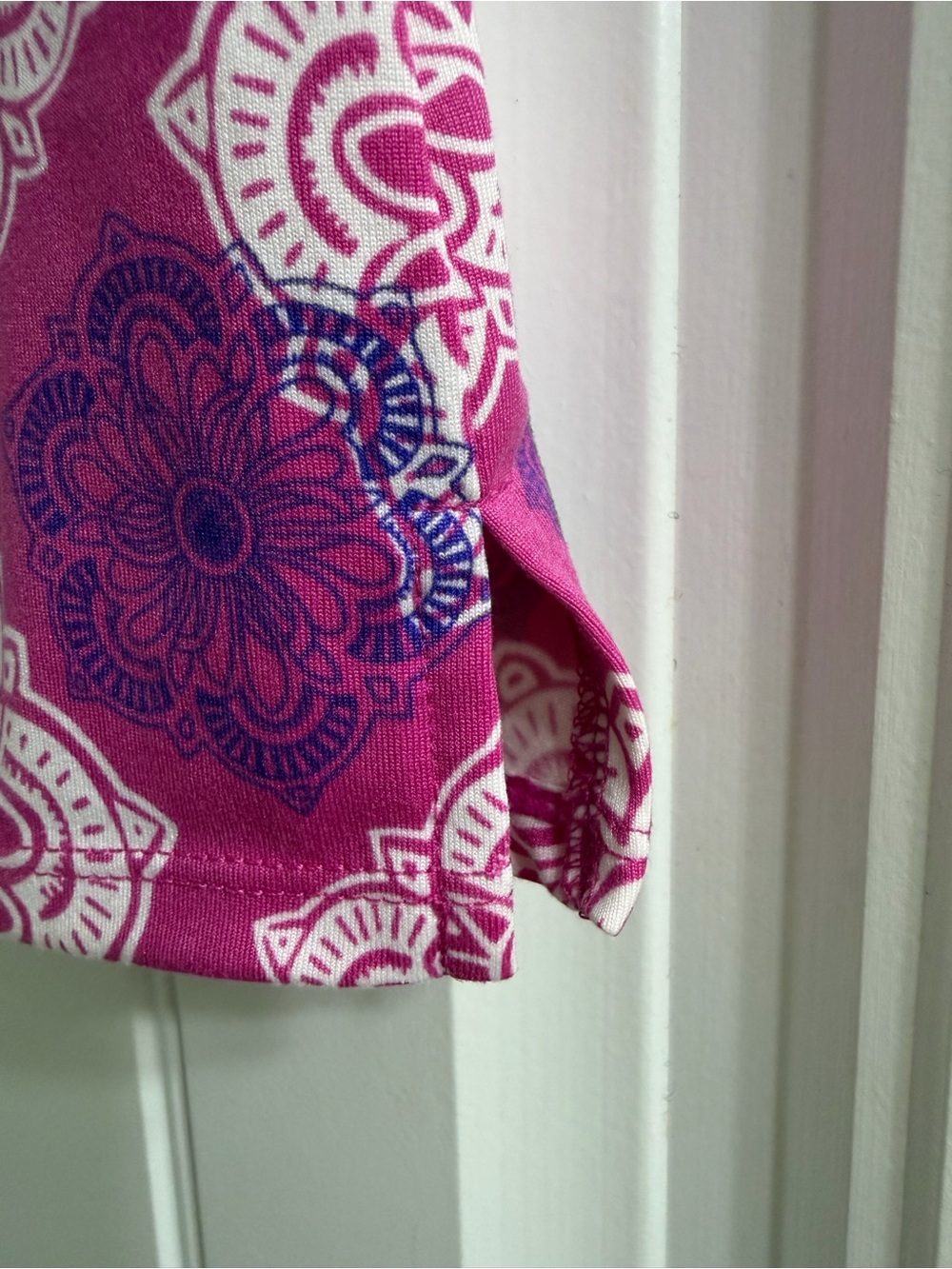 Tranquility Pink and Purple Floral Skater Skirt Sz M Tenniscore Athleisure - Picture 5 of 5
